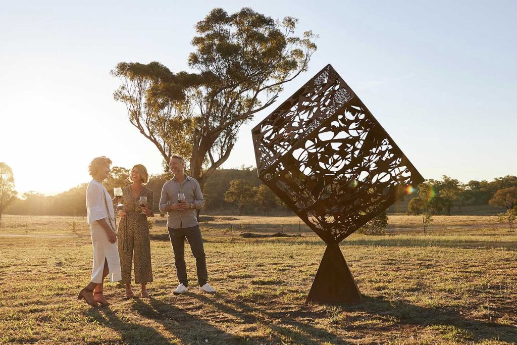 sculptures in the garden rosby